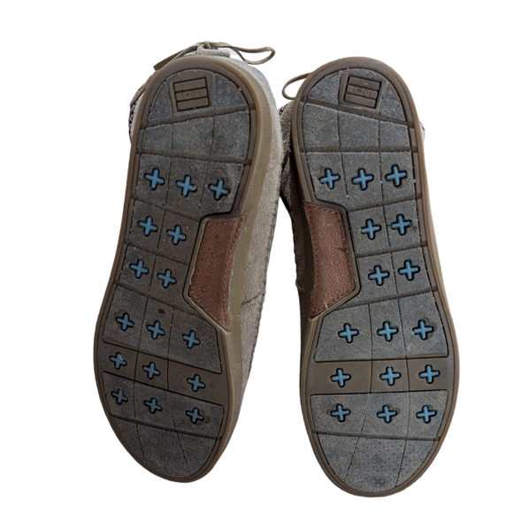 Toms Leather & Faux Fur Tribal Boots Size 9.5 - Picture 4 of 12